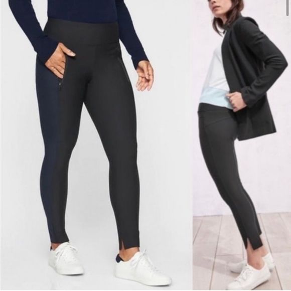 Athleta Black Leggings - Picture 1 of 11